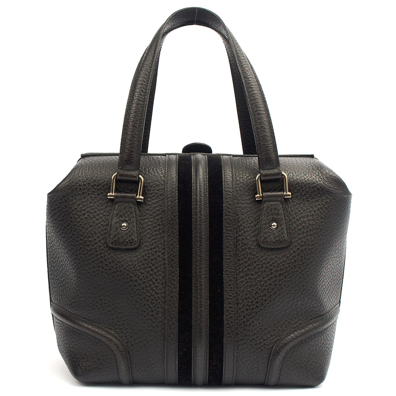 Picture of Gucci Tote Supreme Cherry Bag in Black, Leather