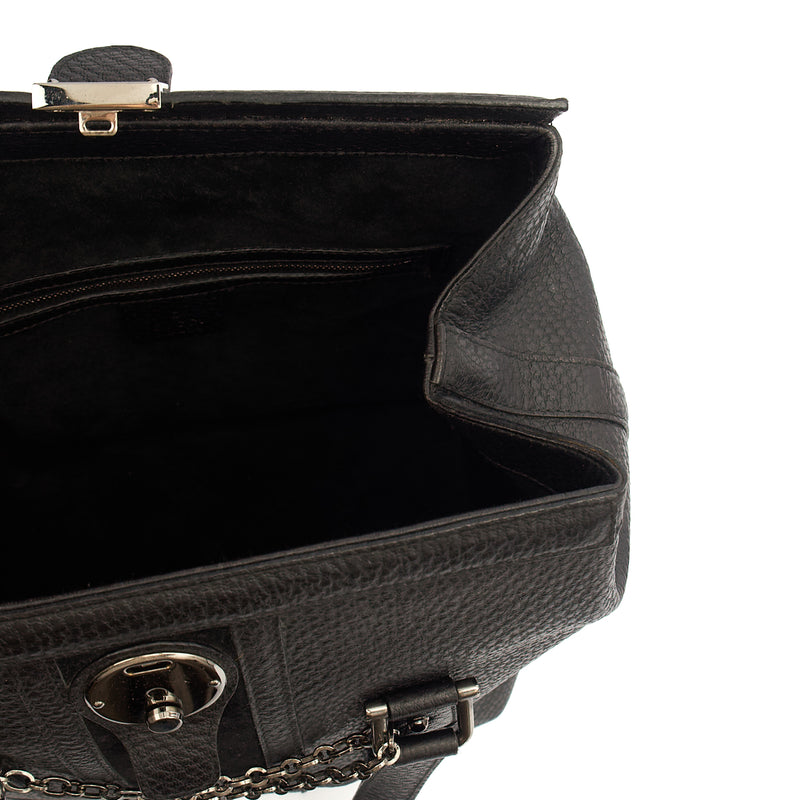 Picture of Gucci Tote Supreme Cherry Bag in Black, Leather