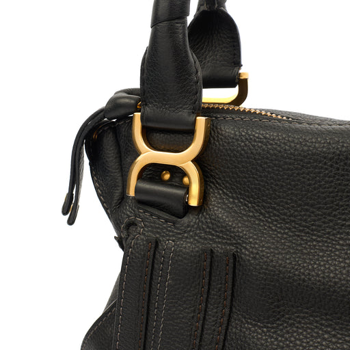 Picture of Chloe Tote Paraty - Medium  in Black, Calfskin Leather