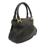 Picture of Chloe Tote Paraty - Medium  in Black, Calfskin Leather