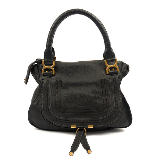 Picture of Chloe Tote Paraty - Medium  in Black, Calfskin Leather