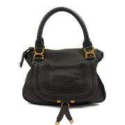 Picture of Chloe Tote Paraty - Medium  in Black, Calfskin Leather