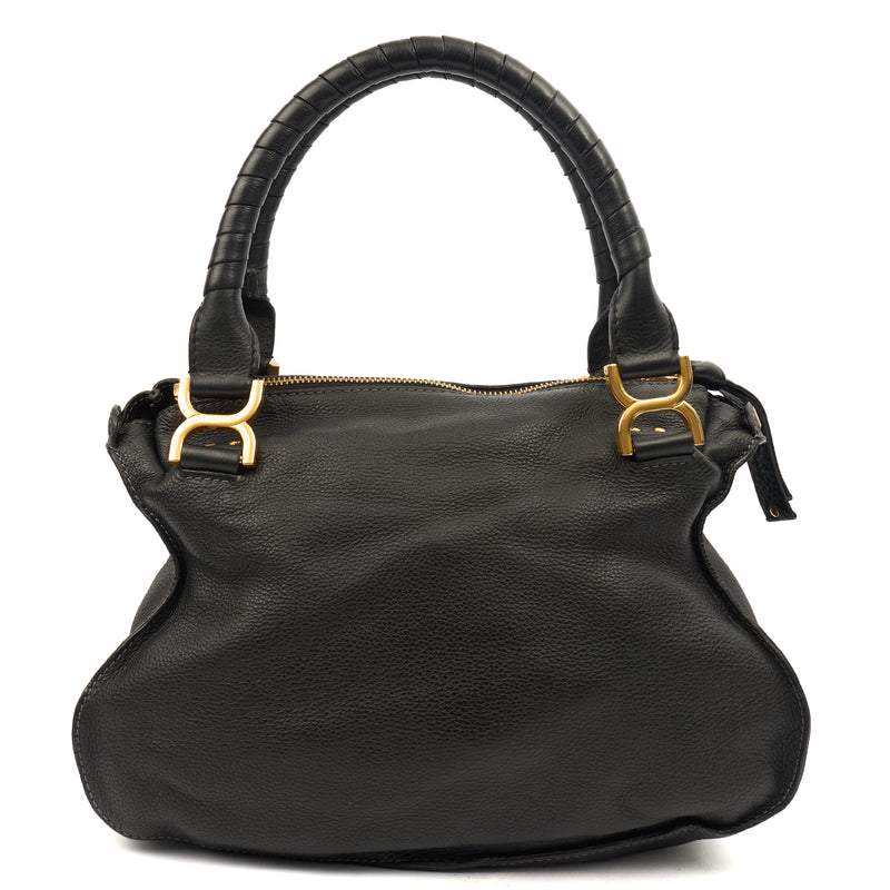 Picture of Chloe Tote Paraty - Medium  in Black, Calfskin Leather