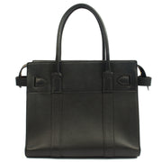 Picture of Mulberry Tote Zipped Bayswater in Black, Calfskin Leather