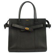 Picture of Mulberry Tote Zipped Bayswater in Black, Calfskin Leather