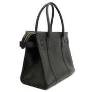 Picture of Mulberry Tote Zipped Bayswater in Black, Calfskin Leather