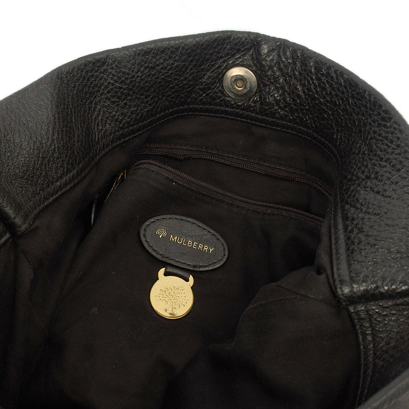 Picture of Mulberry Tote Mitzy Tote in Black, Calfskin Leather