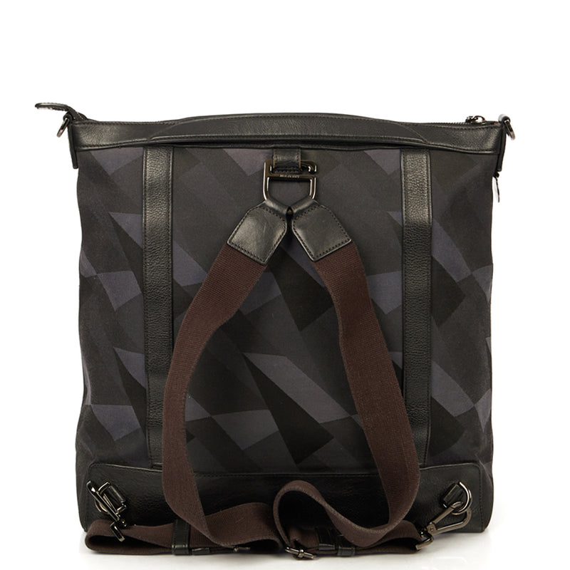 Picture of Mulberry Multitasker Camo Canvas Holdall in Blue, Fabric