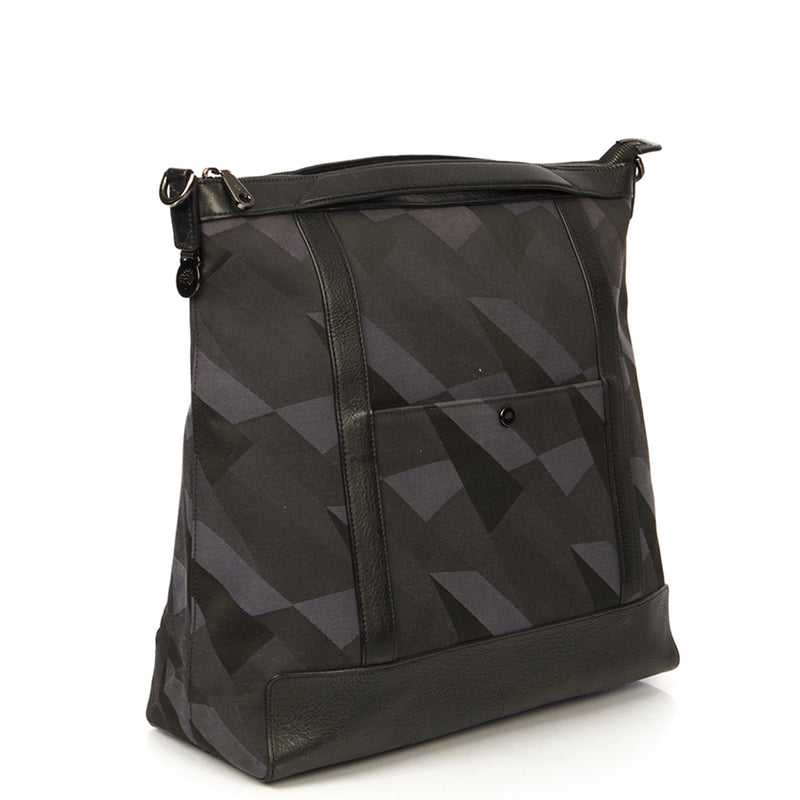 Picture of Mulberry Multitasker Camo Canvas Holdall in Blue, Fabric