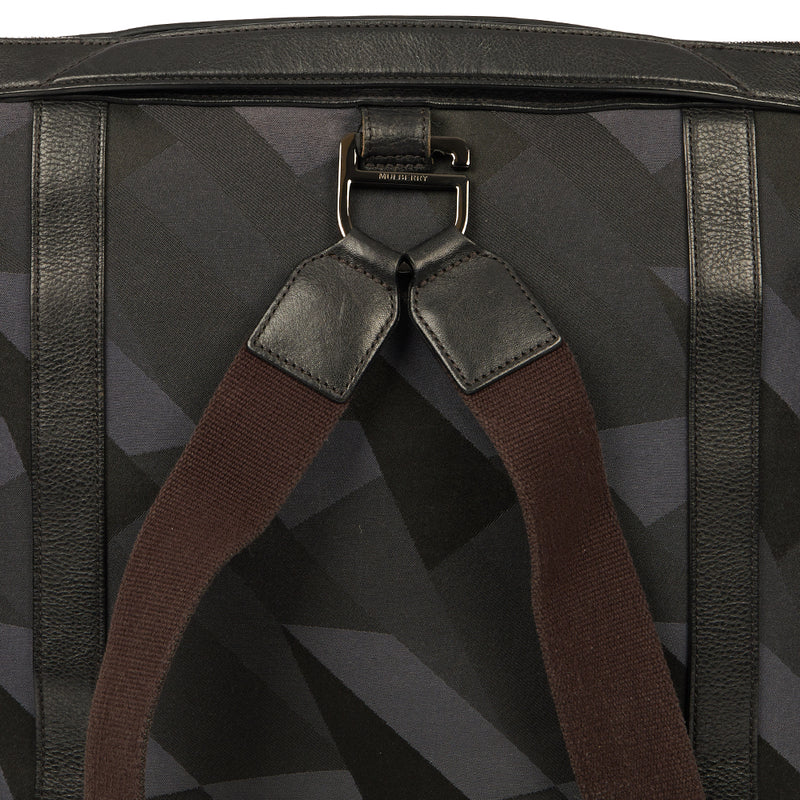 Picture of Mulberry Multitasker Camo Canvas Holdall in Blue, Fabric