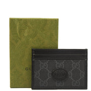 Picture of Gucci Card Holder Card Holder in Night Courrier GG Supreme, Leather