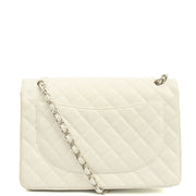 Picture of Chanel Shoulder Bag Classic - Maxi in White, Caviar Leather
