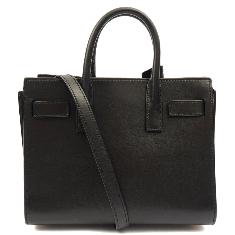 Picture of Saint Laurent Cross Body Sac de Jour Baby in Black, Leather