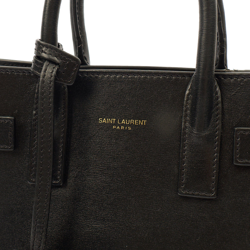 Picture of Saint Laurent Cross Body Sac de Jour Baby in Black, Leather