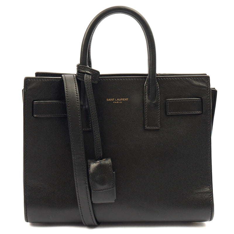 Picture of Saint Laurent Cross Body Sac de Jour Baby in Black, Leather