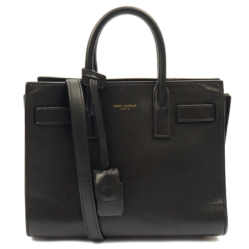 Picture of Saint Laurent Cross Body Sac de Jour Baby in Black, Leather