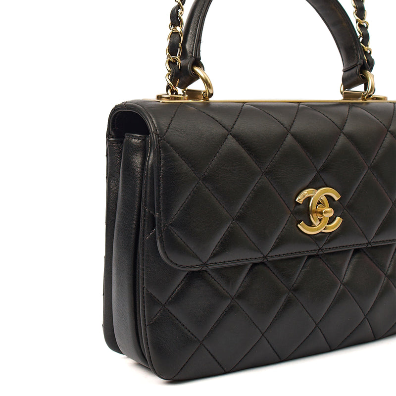 Picture of Chanel Tote Trendy CC in Black, Lambskin Leather