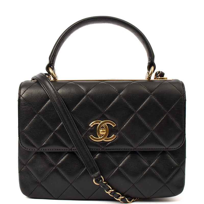 Picture of Chanel Tote Trendy CC in Black, Lambskin Leather