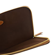 Picture of Mulberry Clutch Pouch in Oak, Calfskin Leather