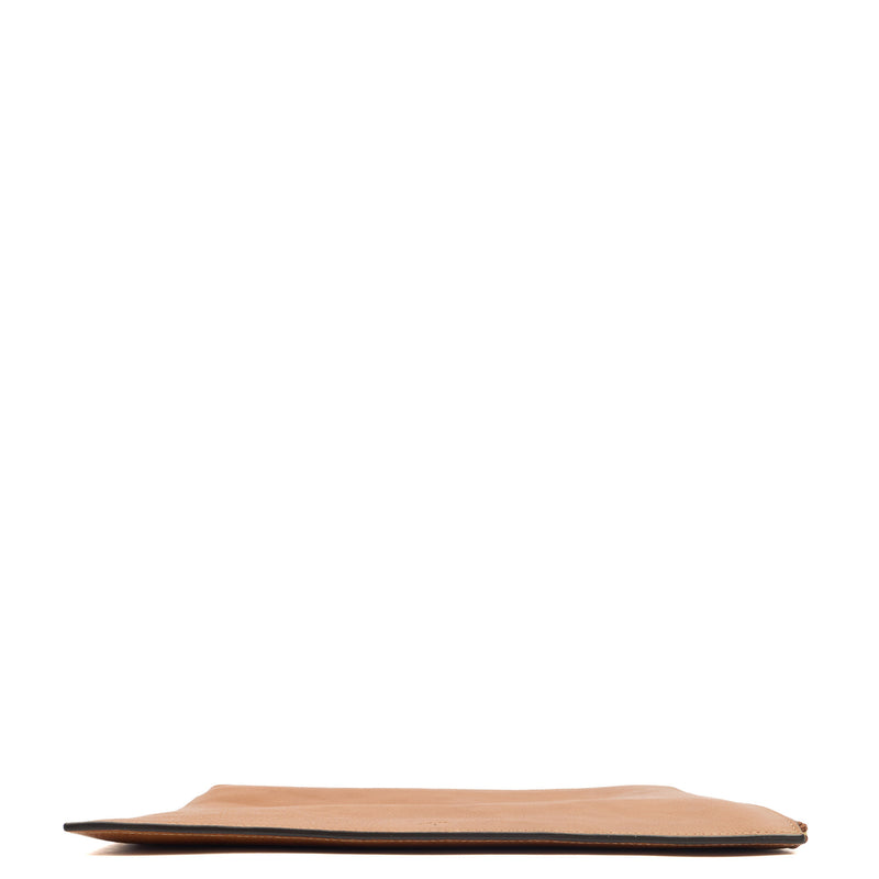 Picture of Mulberry Clutch Pouch in Oak, Calfskin Leather
