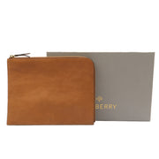 Picture of Mulberry Clutch Pouch in Oak, Calfskin Leather