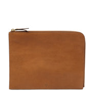 Picture of Mulberry Clutch Pouch in Oak, Calfskin Leather