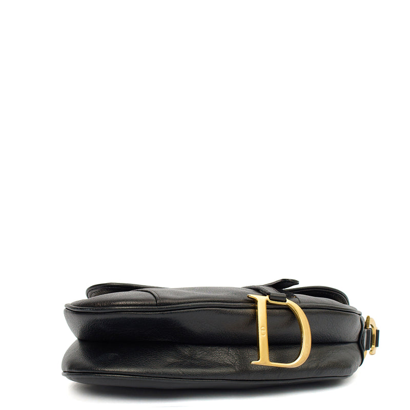 Picture of Christian Dior Shoulder Bag Saddle Bag in Black, Leather