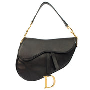 Picture of Christian Dior Shoulder Bag Saddle Bag in Black, Leather