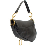 Picture of Christian Dior Shoulder Bag Saddle Bag in Black, Leather