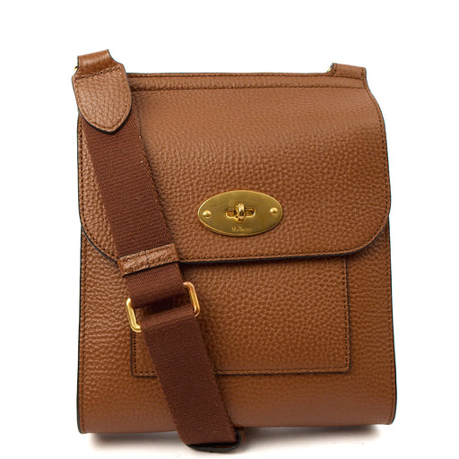 Picture of Mulberry Cross Body Antony - Small in Oak, Leather