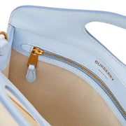 Picture of Burberry Top Handle Two-Tone Pocket Bag - Medium in Blue, Leather