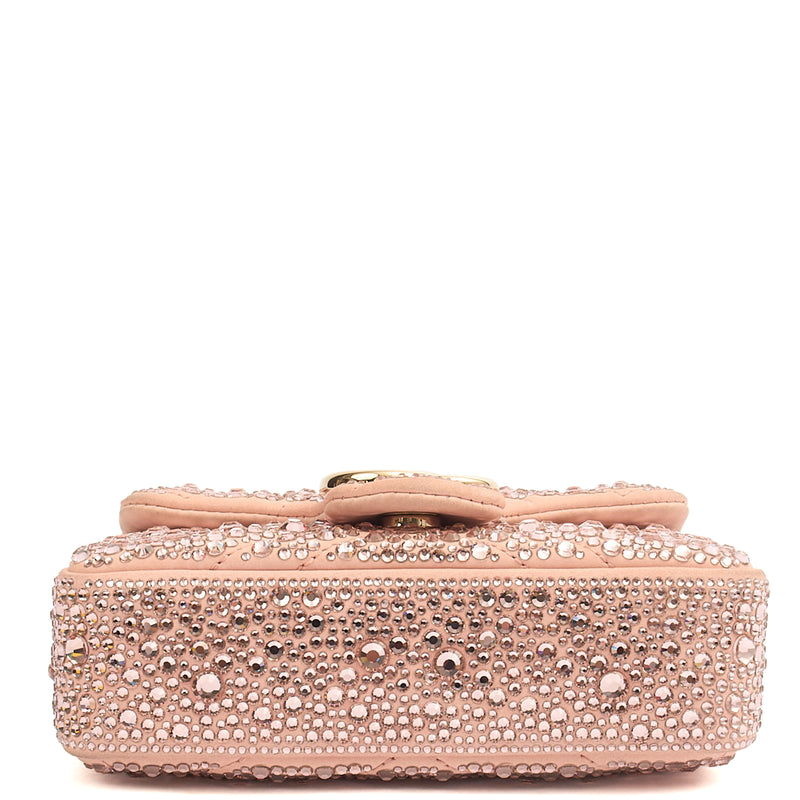 Picture of Gucci Cross Body Marmont Shoulder Bag - Small in Pink, Leather