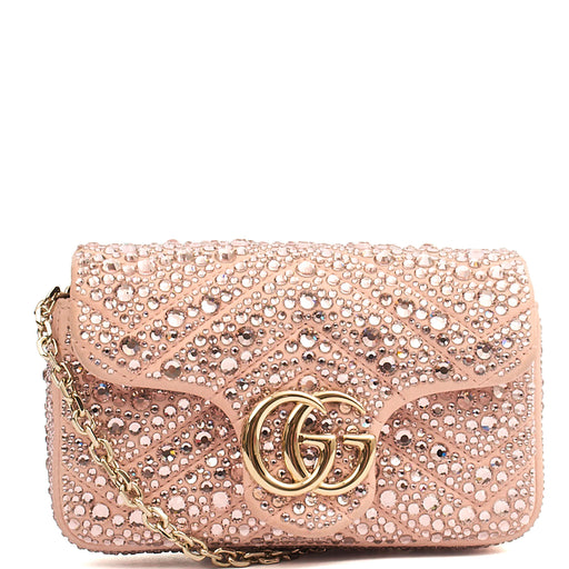 Picture of Gucci Cross Body Marmont Shoulder Bag - Small in Pink, Leather
