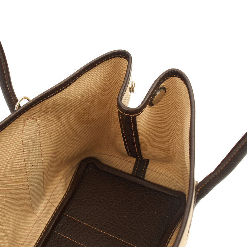 Picture of Hermes Tote Garden Tote 30 in Brown, Canvas