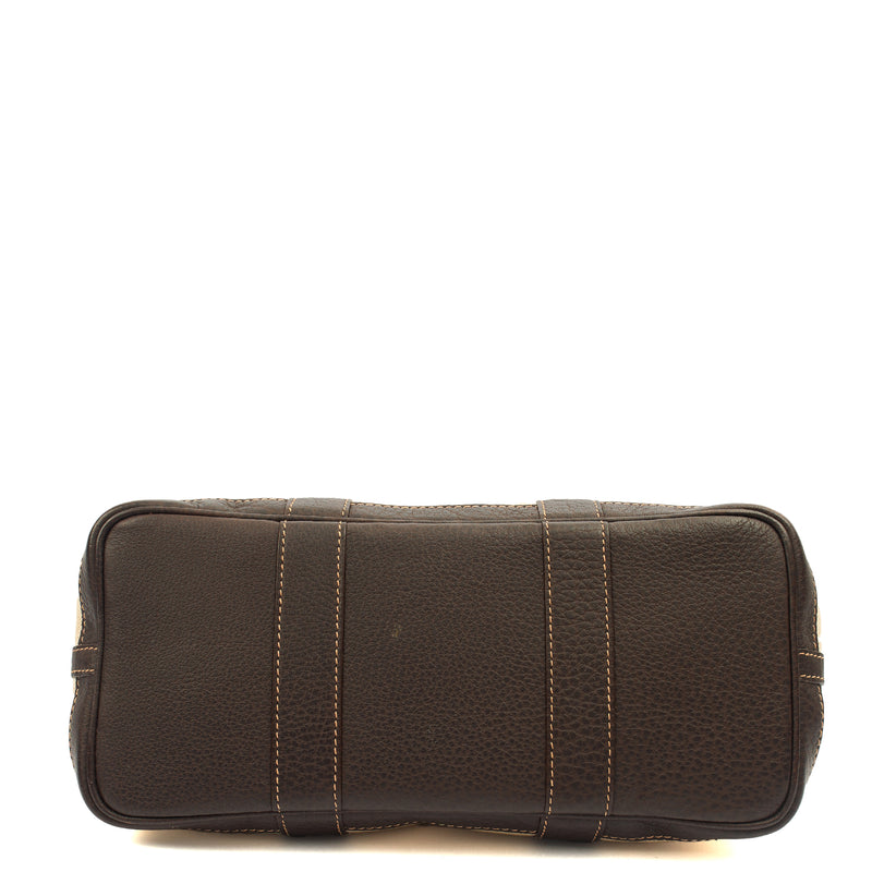 Picture of Hermes Tote Garden Tote 30 in Brown, Canvas