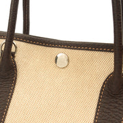 Picture of Hermes Tote Garden Tote 30 in Brown, Canvas
