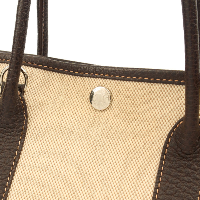 Picture of Hermes Tote Garden Tote 30 in Brown, Canvas