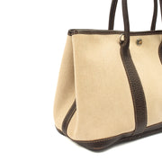Picture of Hermes Tote Garden Tote 30 in Brown, Canvas