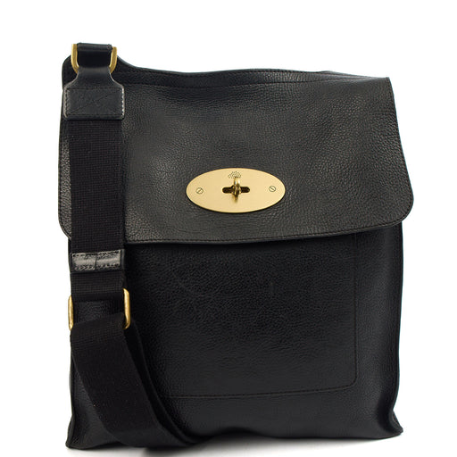 Picture of Mulberry Cross Body Antony - Large in Black, Leather