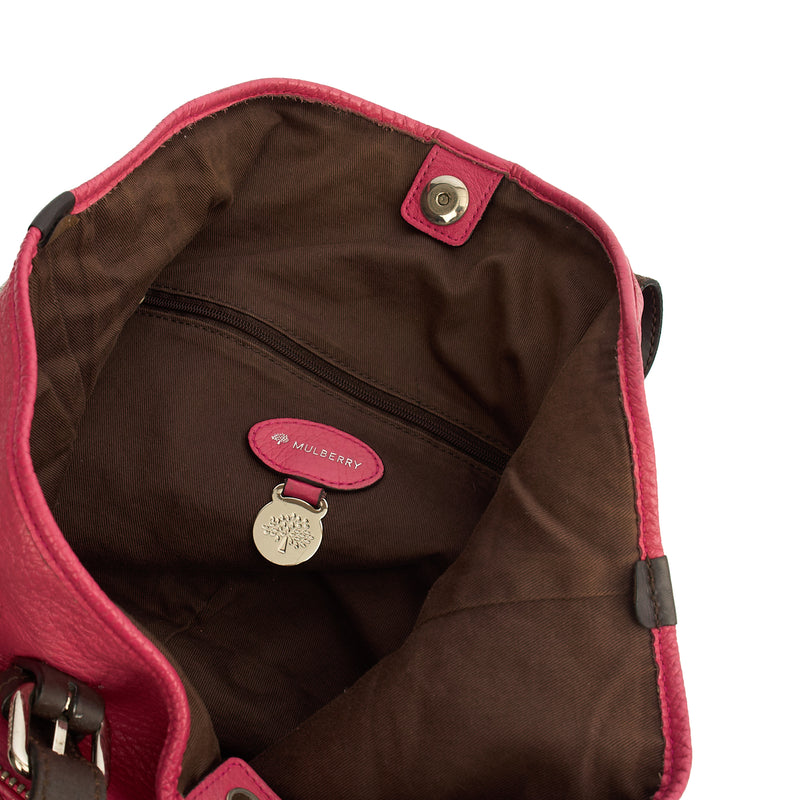 Picture of Mulberry Cross Body Mitzy Hobo in Pink, Calfskin Leather