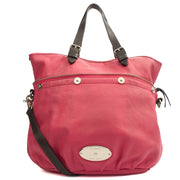 Picture of Mulberry Cross Body Mitzy Hobo in Pink, Calfskin Leather