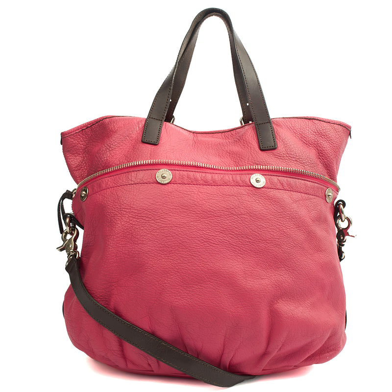 Picture of Mulberry Cross Body Mitzy Hobo in Pink, Calfskin Leather