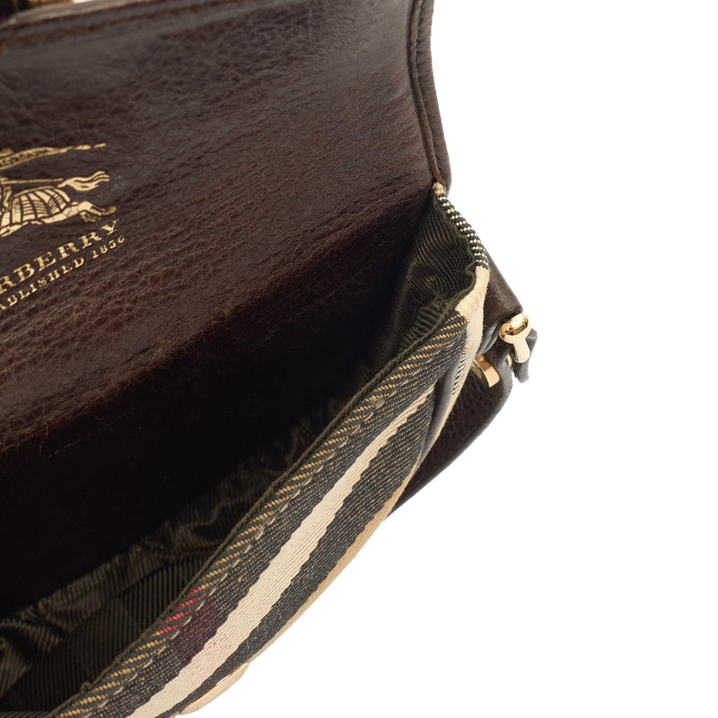 Picture of Burberry Cross Body Crossbody in Brown, Fabric
