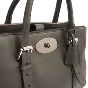 Picture of Mulberry Tote Bayswater Double Zip Tote in Pavement Grey, Leather