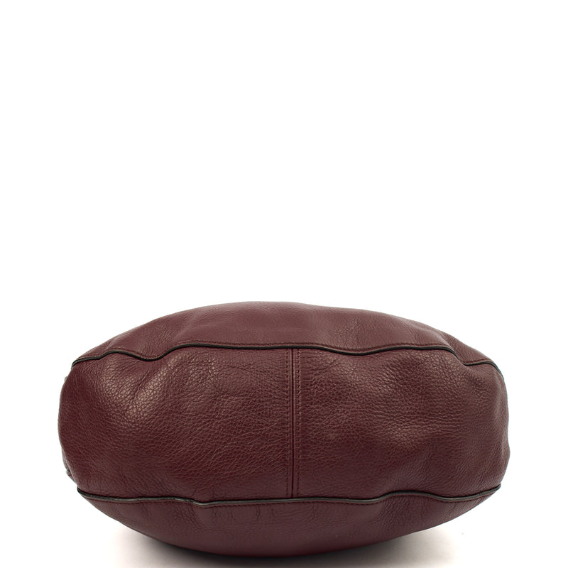 Picture of Mulberry Tote Daria Hobo in Purple, Calfskin Leather