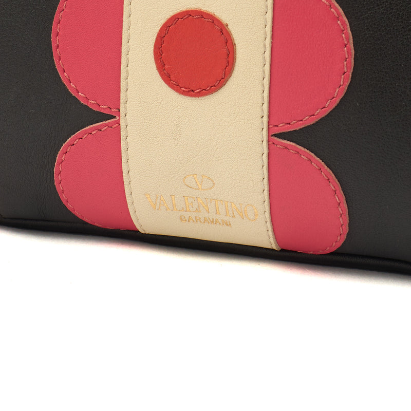 Picture of Valentino Cross Body Garavani Carmen Polka Dot Camera Bag in Red, Leather