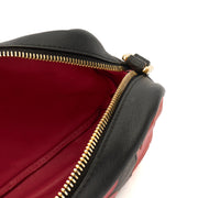 Picture of Valentino Cross Body Garavani Carmen Polka Dot Camera Bag in Red, Leather