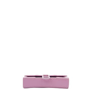 Picture of Balenciaga Cross Body Hourglass Wallet on Chain in Purple, Leather