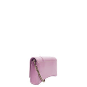 Picture of Balenciaga Cross Body Hourglass Wallet on Chain in Purple, Leather