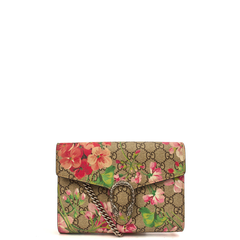 Picture of Gucci Cross Body Dionysus Chain Wallet in Brown, Leather